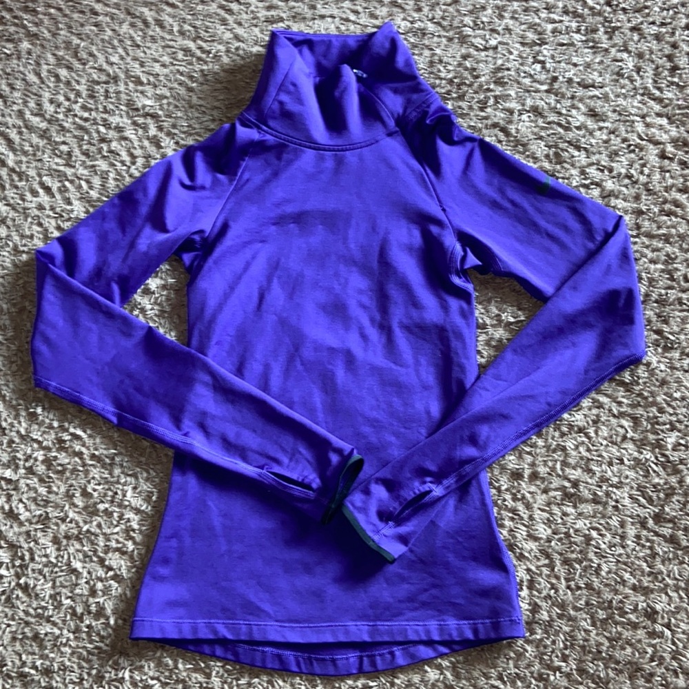 NIKE PRO purple zip up